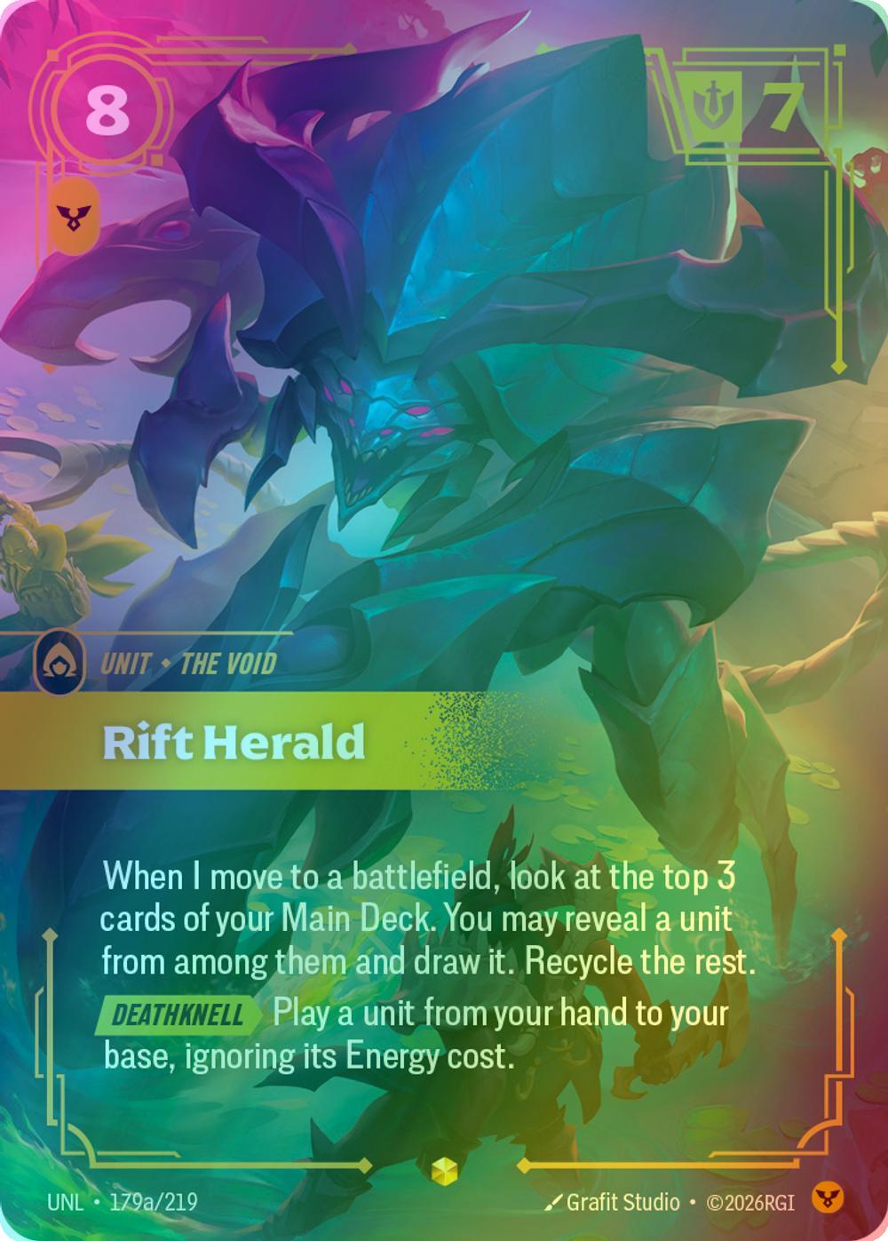 Rift Herald (Alternate Art) - 179a/219 [Unleashed] [Foil]