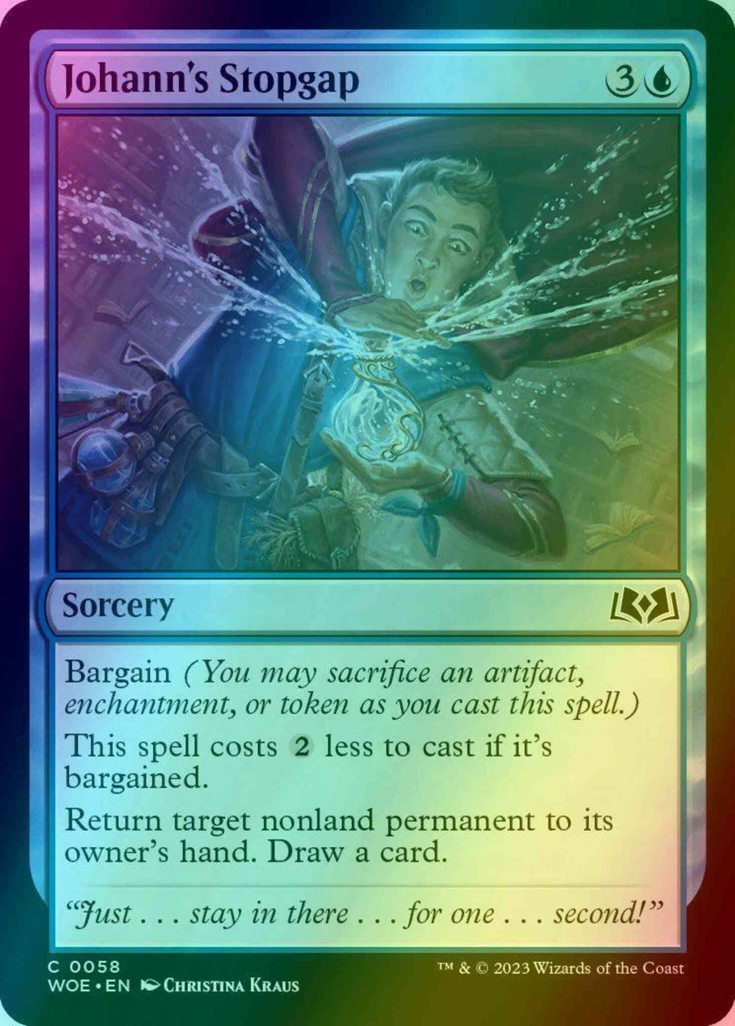 Johann's Stopgap [58] [Wilds of Eldraine] [Foil]