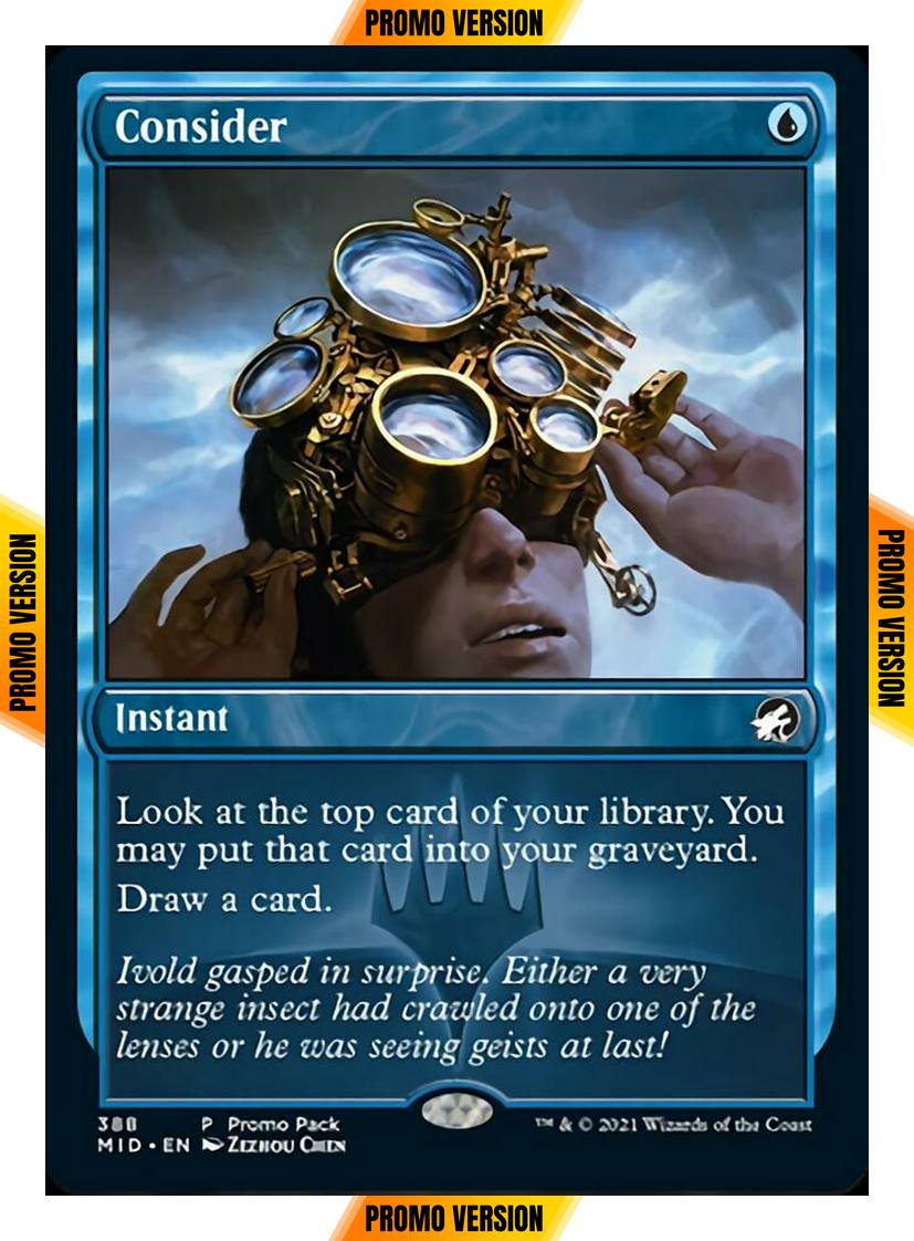 Consider [388] [Dark Frame Promo Pack] [Innistrad: Midnight Hunt] [Non-Foil]