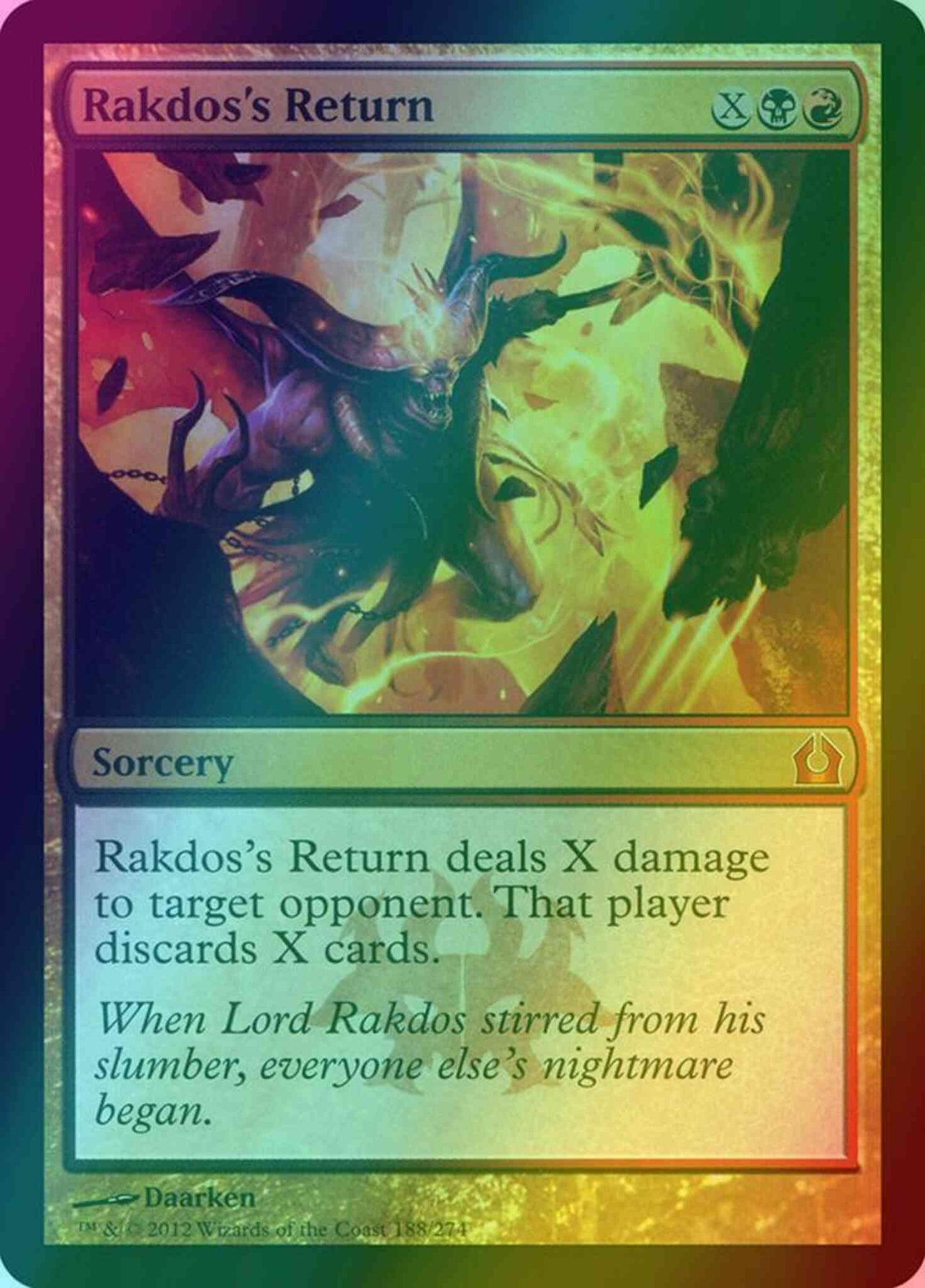 Rakdos's Return [188] [Return To Ravnica] [Foil]