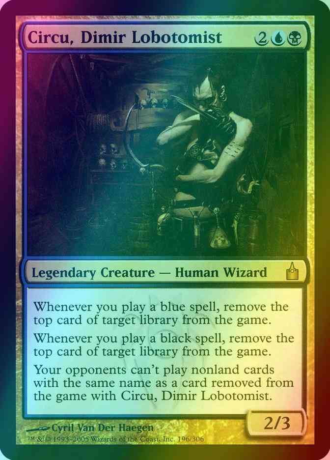 Circu, Dimir Lobotomist [196] [Ravnica City Of Guilds] [Foil]