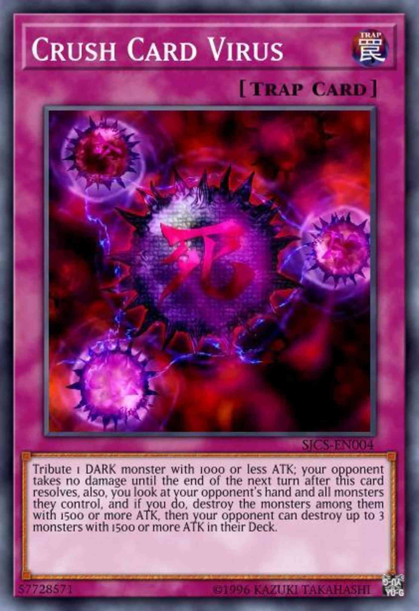 Crush Card Virus - MIL1-EN047 - Common - 1st Edition