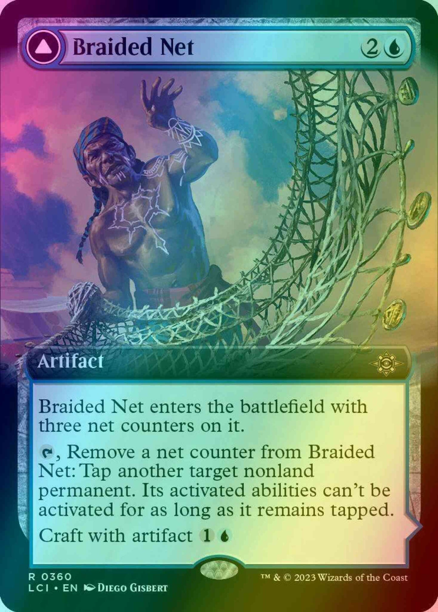 Braided Net // Braided Quipu [360] [Extended Art] [The Lost Caverns of Ixalan] [Foil]