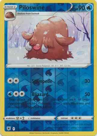 Piloswine - 032/189 - Uncommon [swsh10-032] [Reverse Holo]