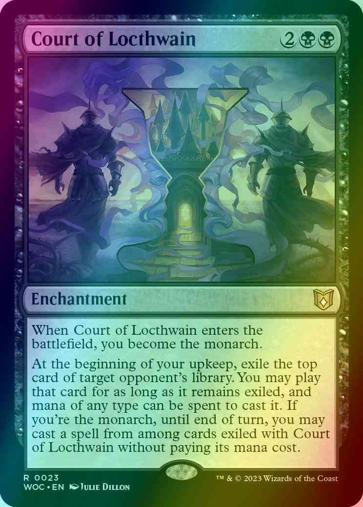 Court of Locthwain [23] [Wilds of Eldraine: Commander] [Foil]