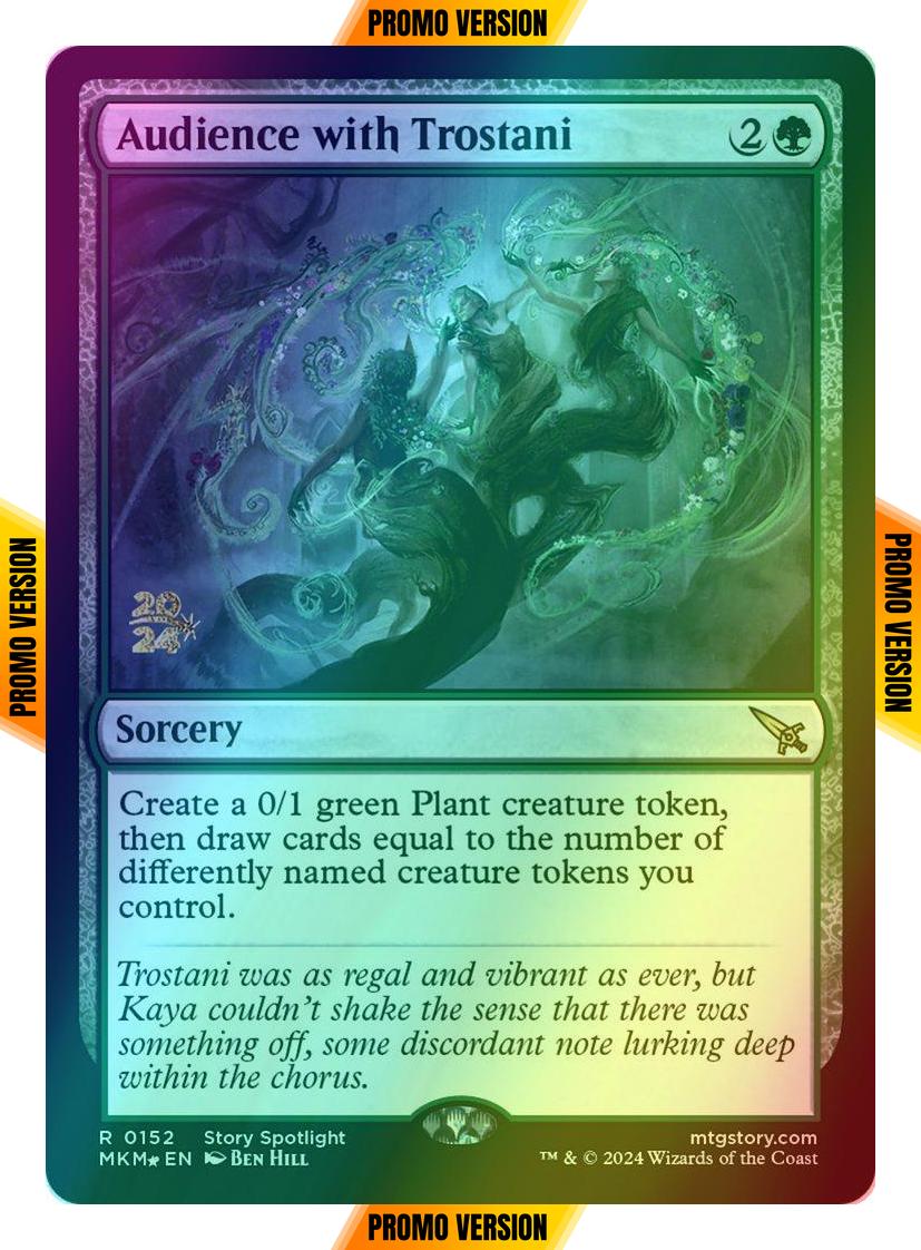 Audience with Trostani [152s] [Prerelease] [Murders at Karlov Manor: Promos] [Foil]