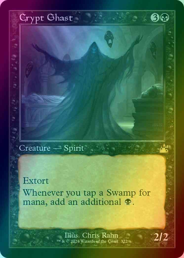 Crypt Ghast [322] [Retro Frame] [Ravnica Remastered] [Foil]