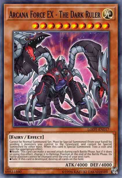 Arcana Force EX - The Dark Ruler - LODT-EN017 - Secret Rare - Unlimited