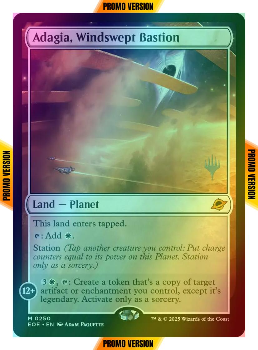 Adagia, Windswept Bastion [250p] [Promo Pack] [Edge of Eternities: Promos] [Foil]
