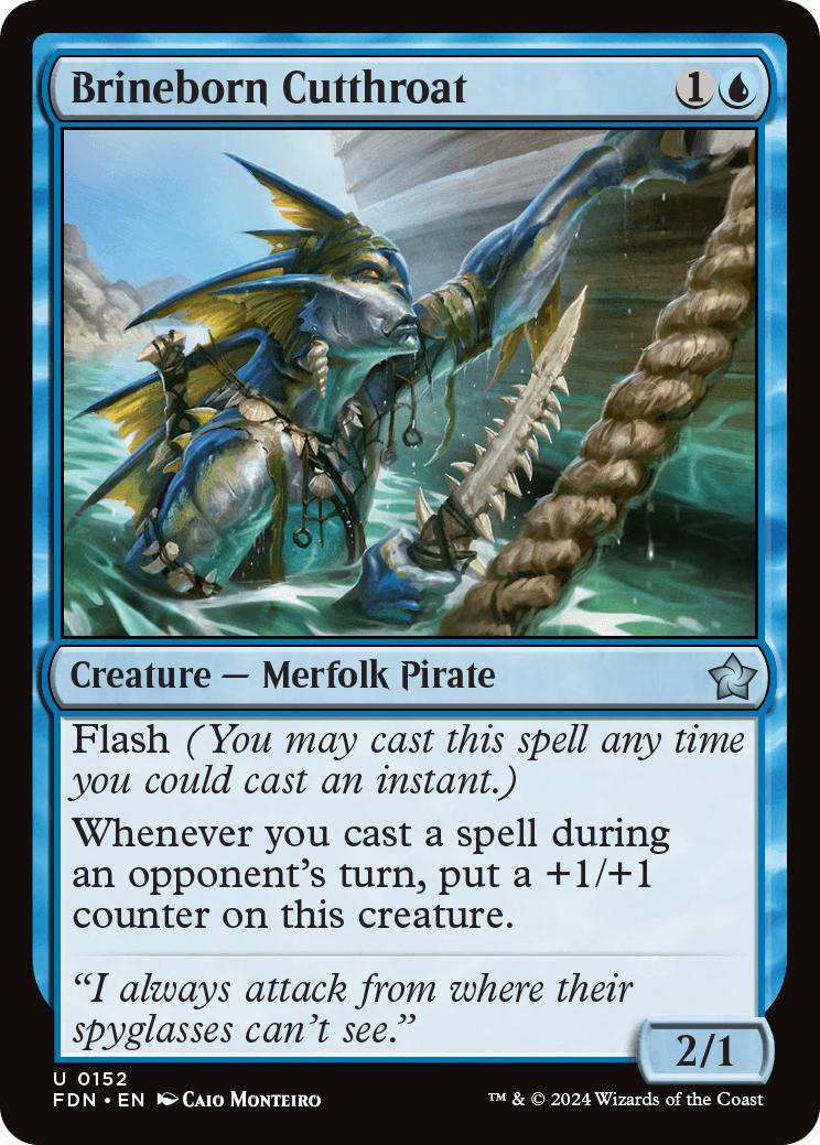 Brineborn Cutthroat [152] [Foundations] [Non-Foil]
