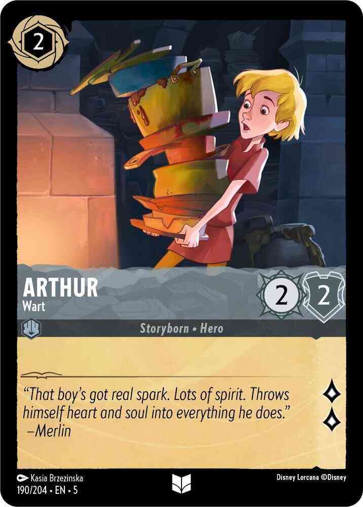 Arthur - Wart - 190/204 [Shimmering Skies] [Non-Foil]