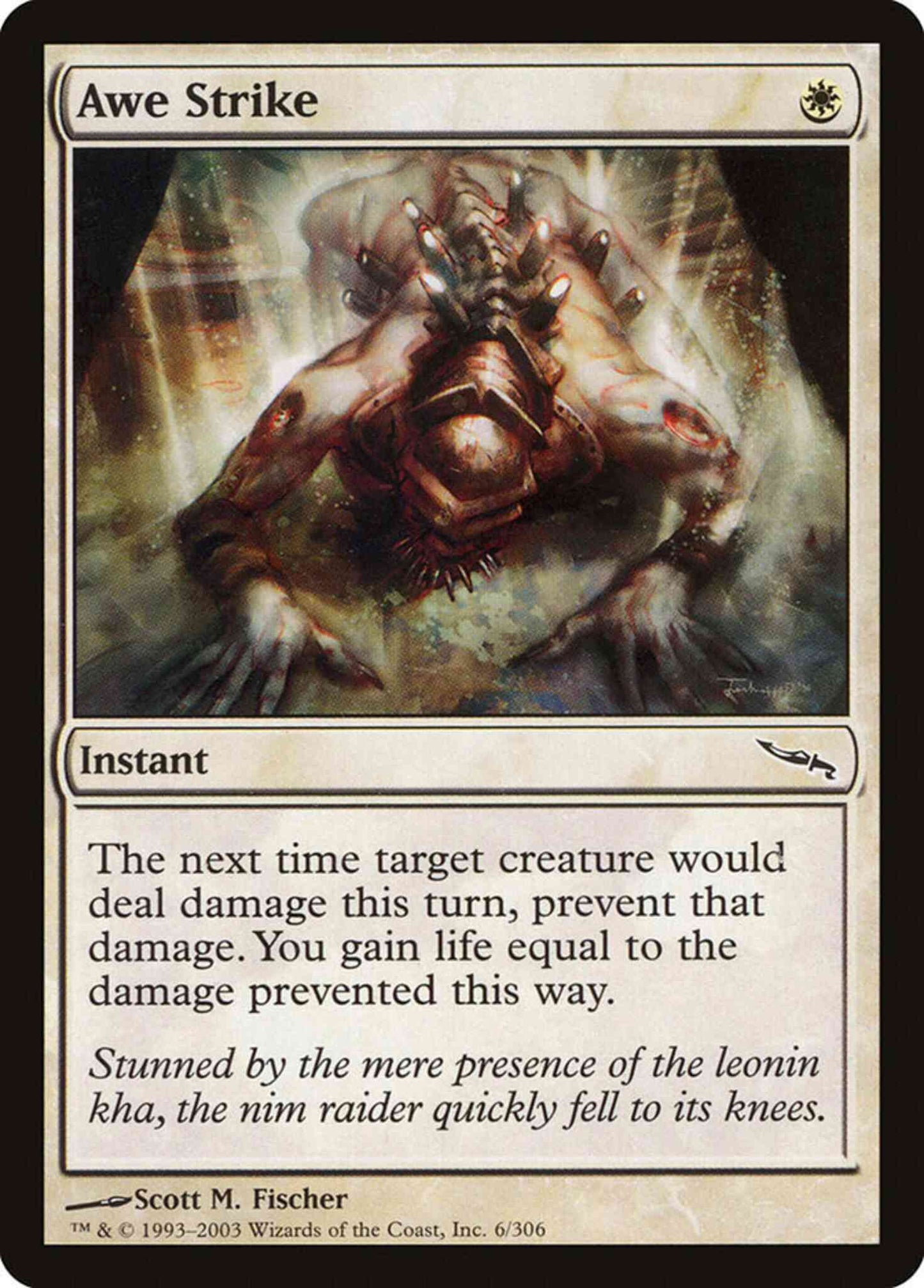 Awe Strike [6] [Mirrodin] [Non-Foil]
