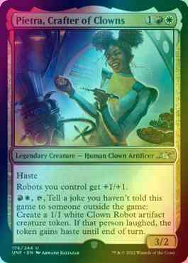 Pietra, Crafter of Clowns [176] [Unfinity] [Foil]