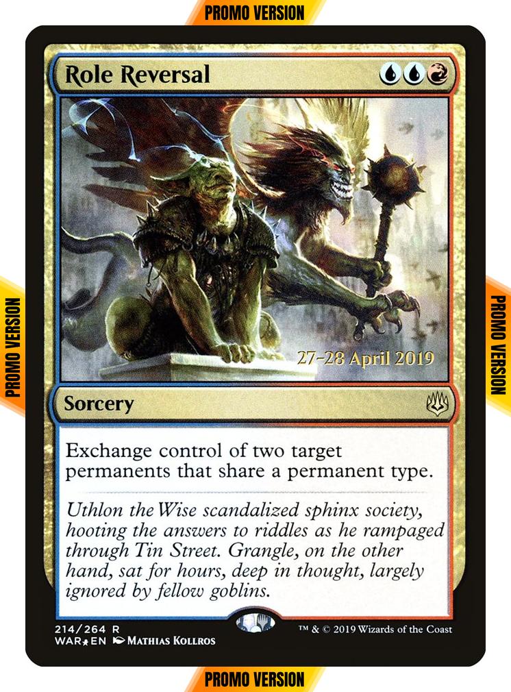 Role Reversal [214s] [War of the Spark Promos] [Foil]