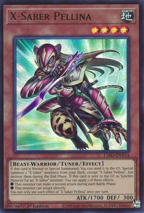 X-Saber Pellina - L26D-ENX14 - Ultra Rare - 1st Edition
