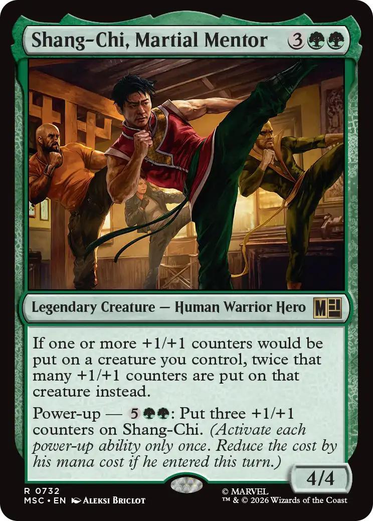 Shang-Chi, Martial Mentor [732] [Jumpstart] [Marvel Super Heroes: Commander] [Non-Foil]