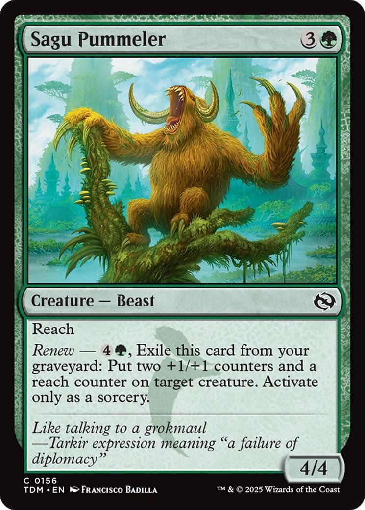Sagu Pummeler [156] [Tarkir: Dragonstorm] [Non-Foil]