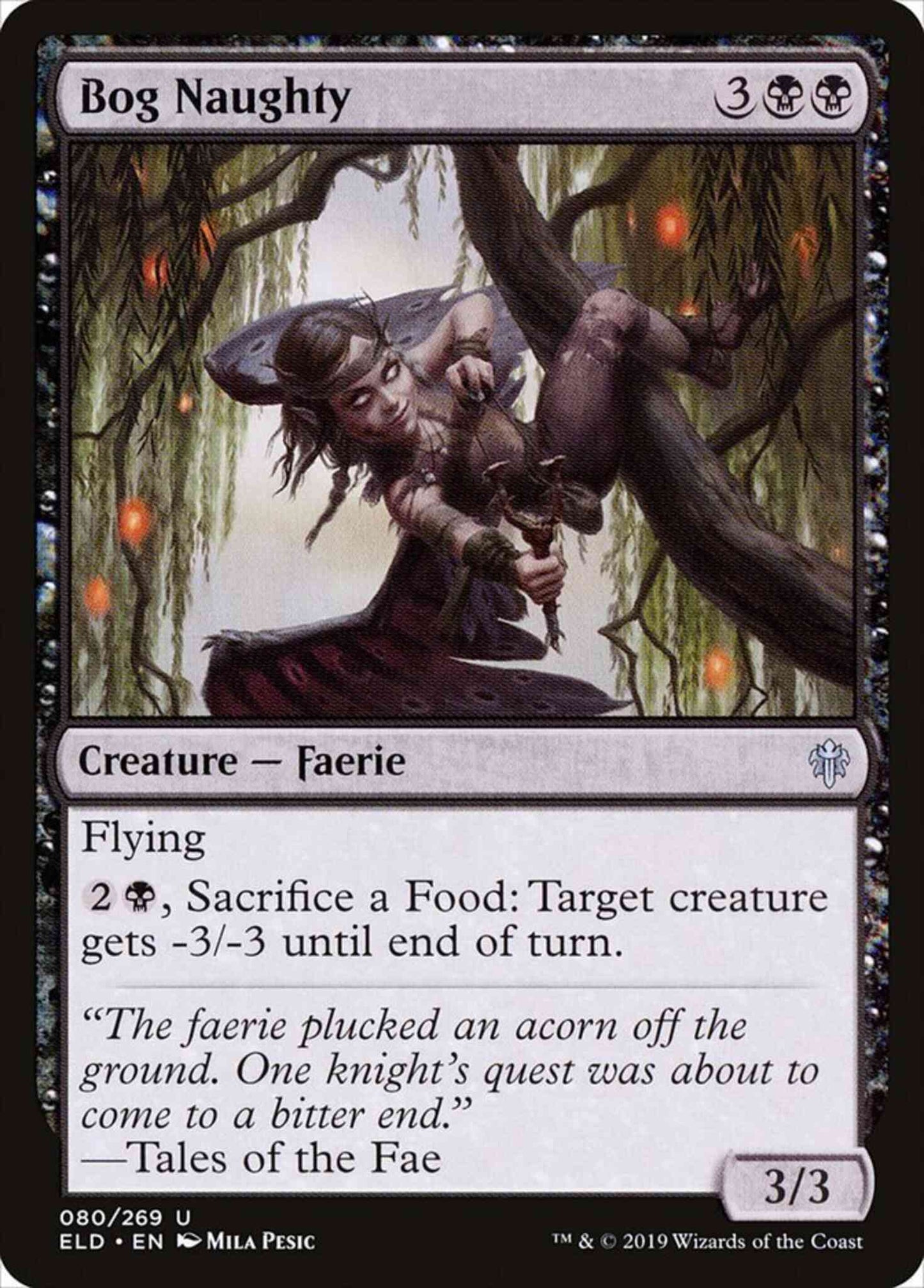 Bog Naughty [80] [Throne of Eldraine] [Non-Foil]