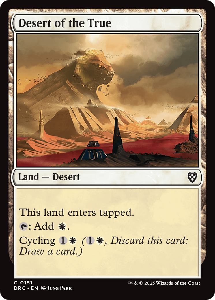 Desert of the True [151] [Aetherdrift: Commander] [Non-Foil]