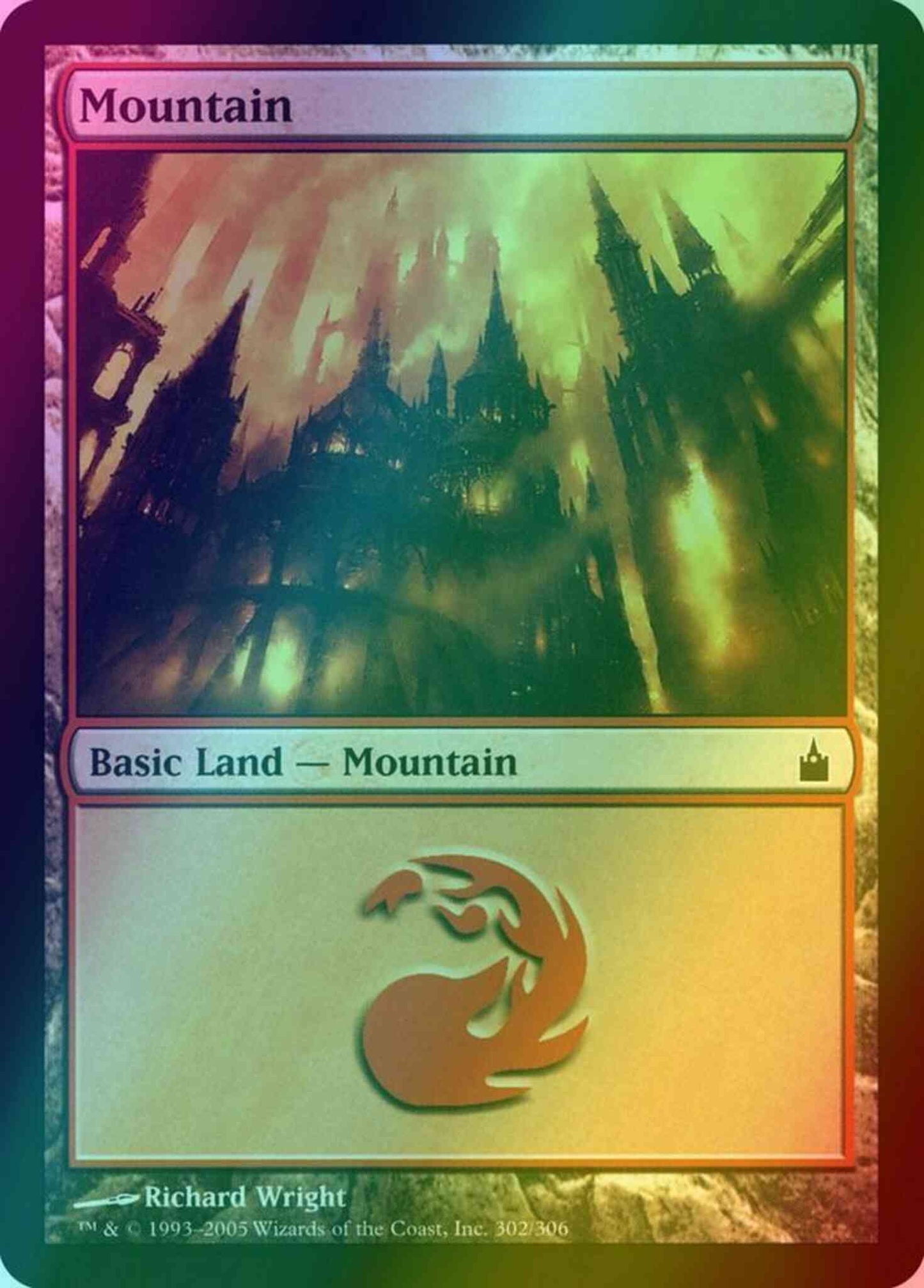 Mountain [302] [Ravnica City Of Guilds] [Foil]