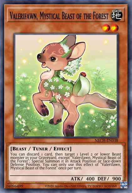 Valerifawn, Mystical Beast of the Forest - NECH-EN038 - Common - Unlimited