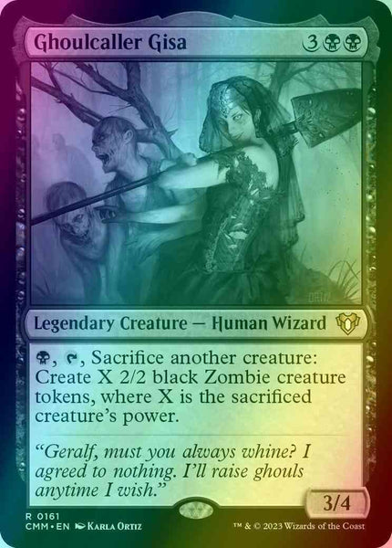 mtg ghoulcaller gisa commander deck [161] [Commander Masters] [Foil] – Face to Face Games How to Build a Legendary Creature Type:Amber & Sapphire (Ariel & Mulan) Week of Sep 29 - Oct 5