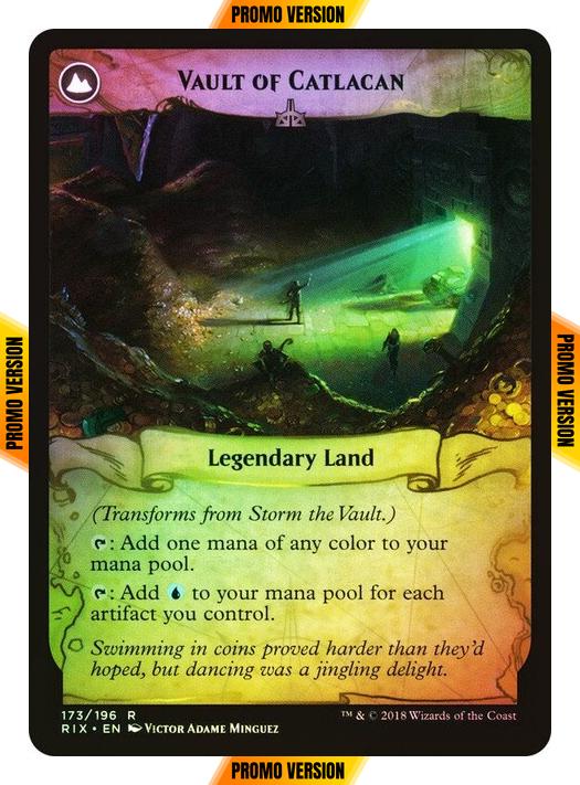 Storm the Vault // Vault of Catlacan [173s] [Rivals of Ixalan Promos] [Foil]