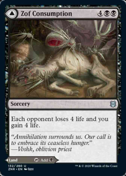 Zof Consumption // Zof Bloodbog [132] [Zendikar Rising] [Non-Foil]