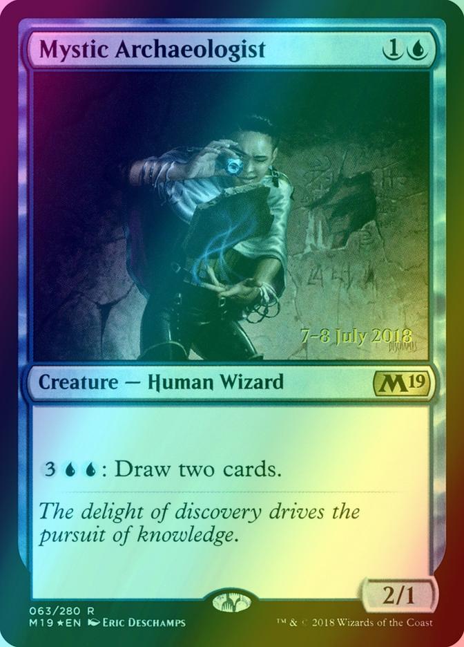 Mystic Archaeologist [63s] [Core Set 2019 Promos] [Foil]