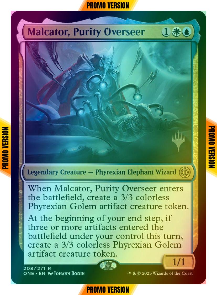 Malcator, Purity Overseer [208p] [Promo Pack] [Phyrexia: All Will Be One: Promos] [Foil]