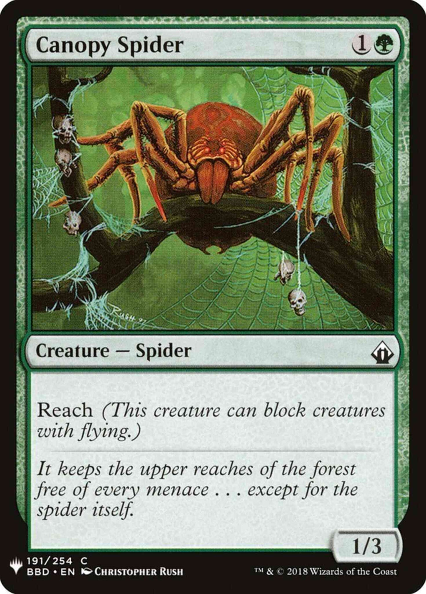 Canopy Spider [BBD-191] [The List] [Non-Foil]