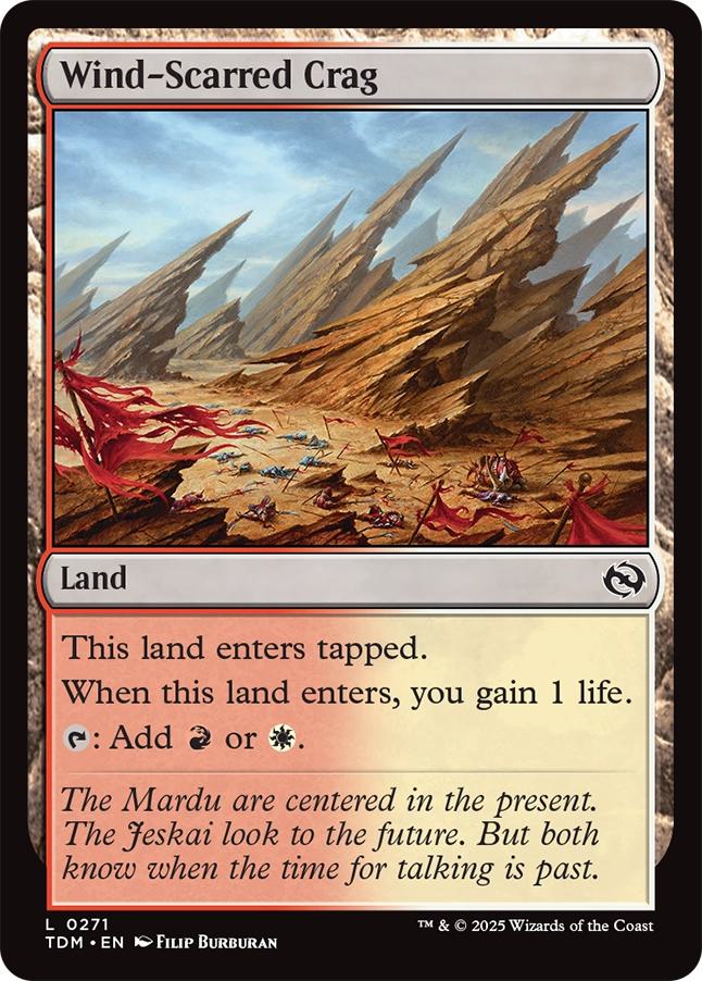 Wind-Scarred Crag [271] [Tarkir: Dragonstorm] [Non-Foil]