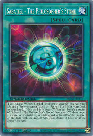 Sabatiel - The Philosopher's Stone - SGX2-ENA17 - Common - 1st Edition