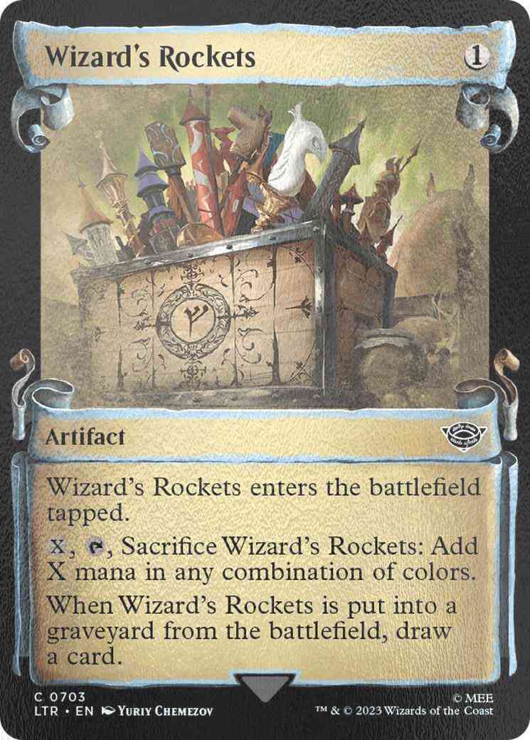Wizard's Rockets [703] [Scrolls Showcase] [The Lord of the Rings: Tales of Middle-earth] [Silver Foil]