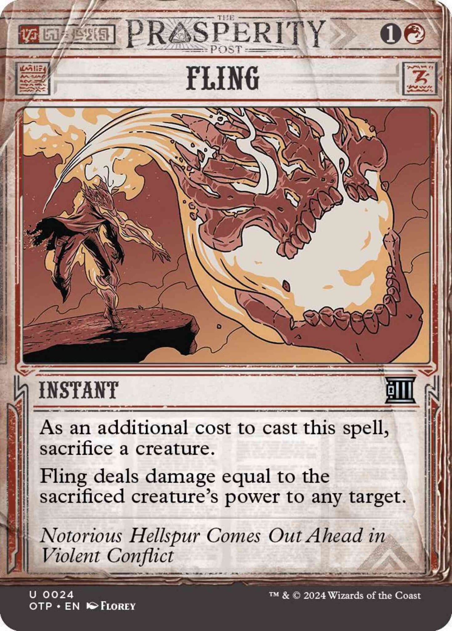 Fling [24] [Breaking News Showcase] [Breaking News] [Non-Foil]
