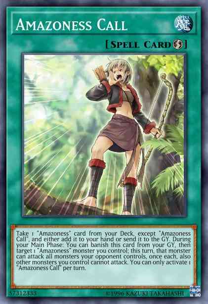 Amazoness Call (Purple) - LDS1-EN024 - Ultra Rare - 1st Edition