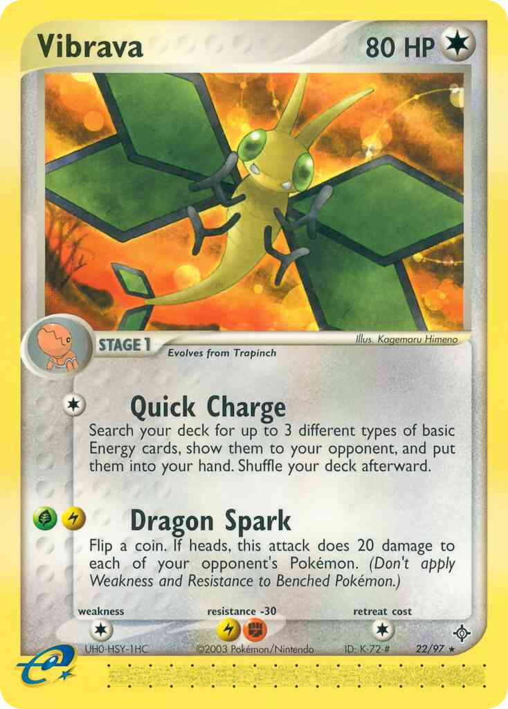 Vibrava - 22/97 - Rare [ex3-22] [Non-Holo]