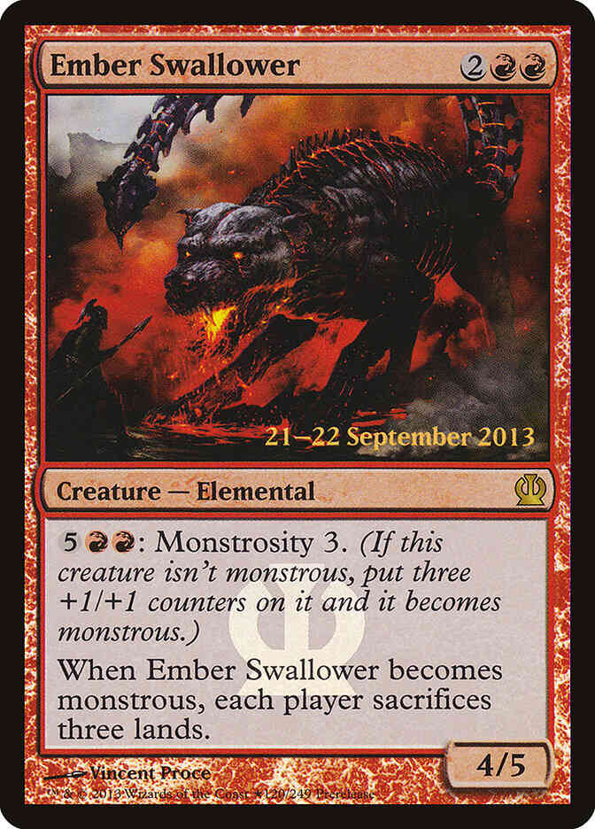 Ember Swallower [120] [Theros Promos] [Foil]