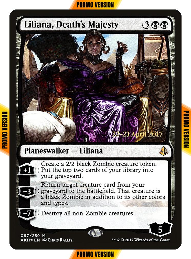Liliana, Death's Majesty [97s] [Amonkhet Promos] [Foil]