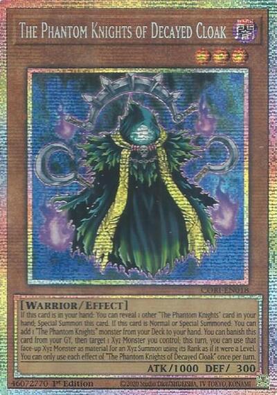 The Phantom Knights of Decayed Cloak - CORI-EN018 - Starlight Rare - 1st Edition