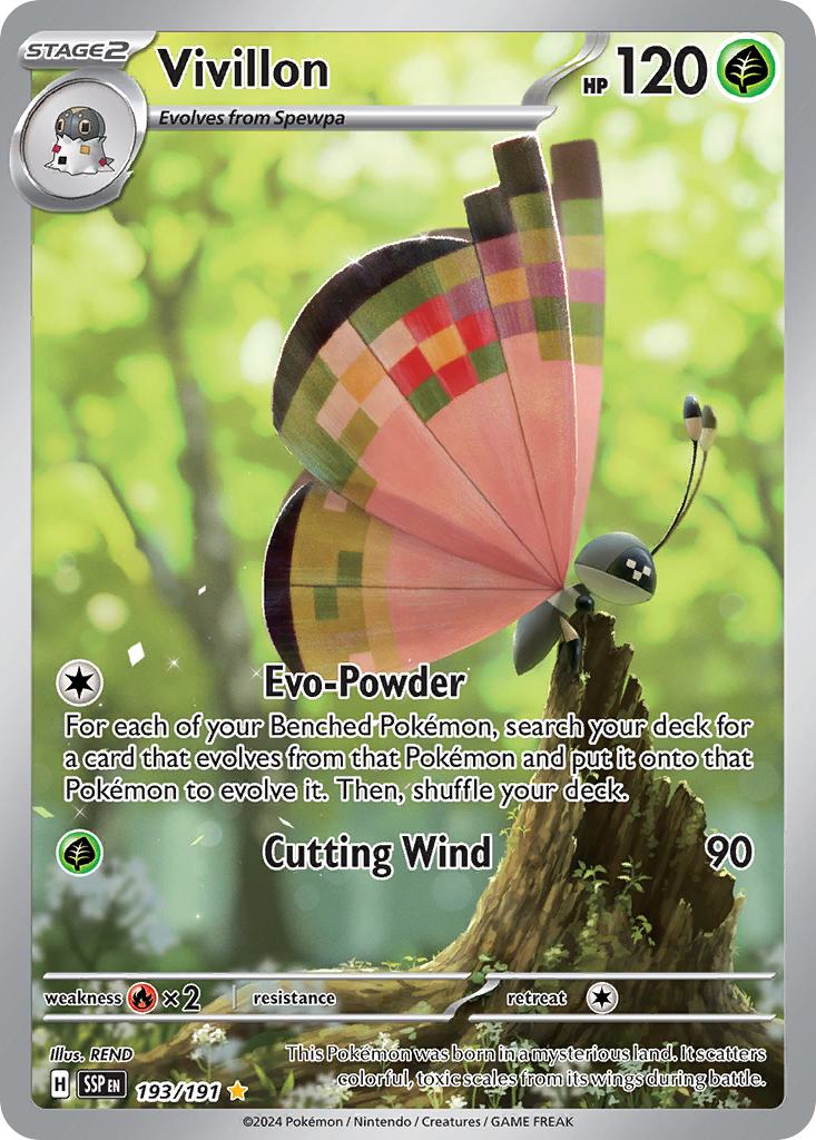 Vivillon - 193/191 - Illustration Rare [sv08-193] [Ultra]
