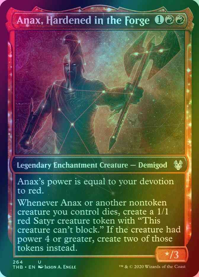 Anax, Hardened in the Forge [264] [Alternate Art] [Theros Beyond Death] [Foil]