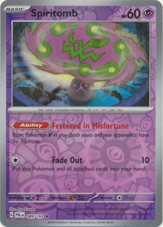 Spiritomb - 089/193 - Rare [sv02-089] [Reverse Holo]
