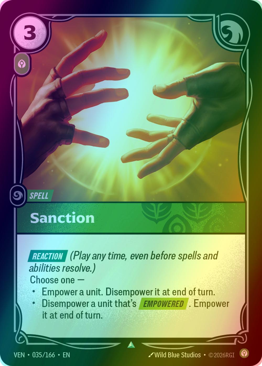 Sanction - 035/166 [Vendetta] [Foil]