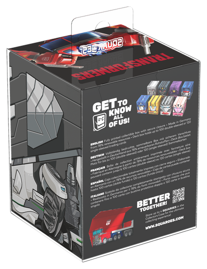 Ultimate Guard Squaroes Deck Box - 100 - Transformers - Wheeljack