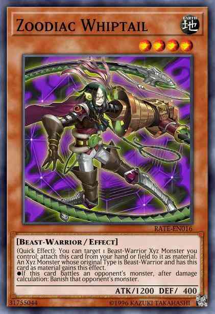 Zoodiac Whiptail - RATE-EN016 - Super Rare - 1st Edition