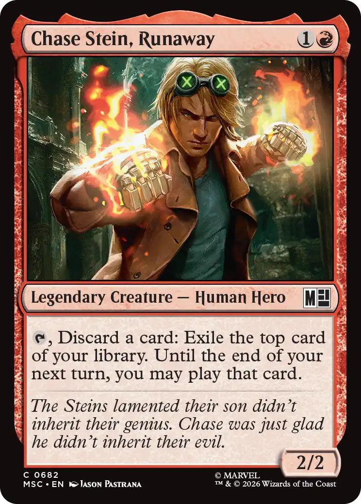 Chase Stein, Runaway [682] [Jumpstart] [Marvel Super Heroes: Commander] [Non-Foil]