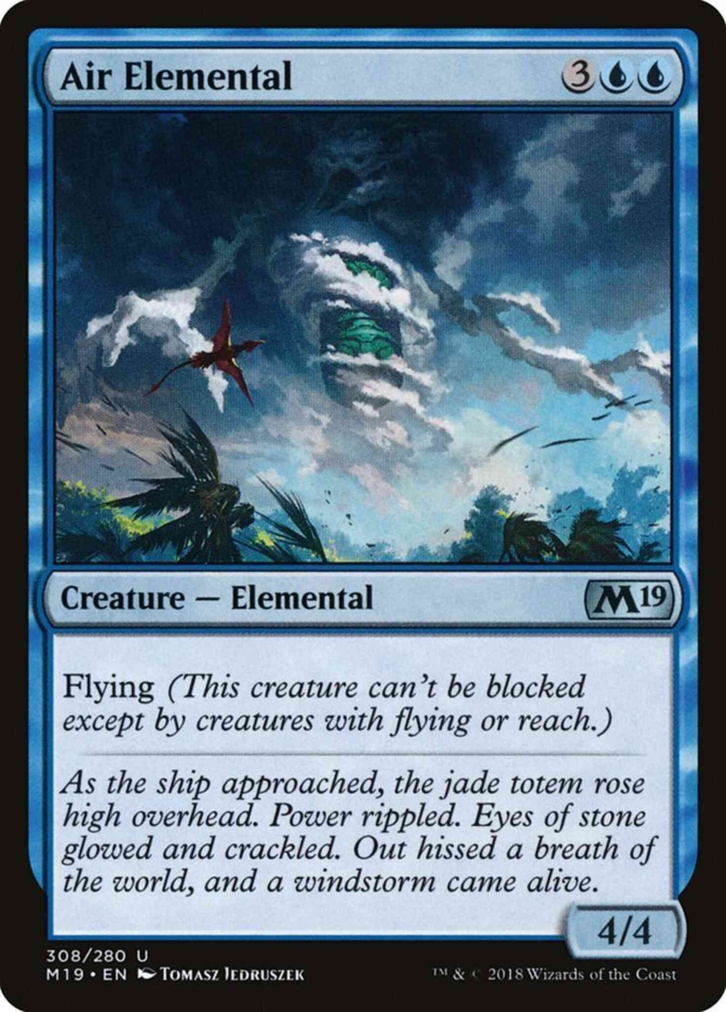 Air Elemental [308] [Planeswalker Deck Exclusive] [Core Set 2019] [Non-Foil]
