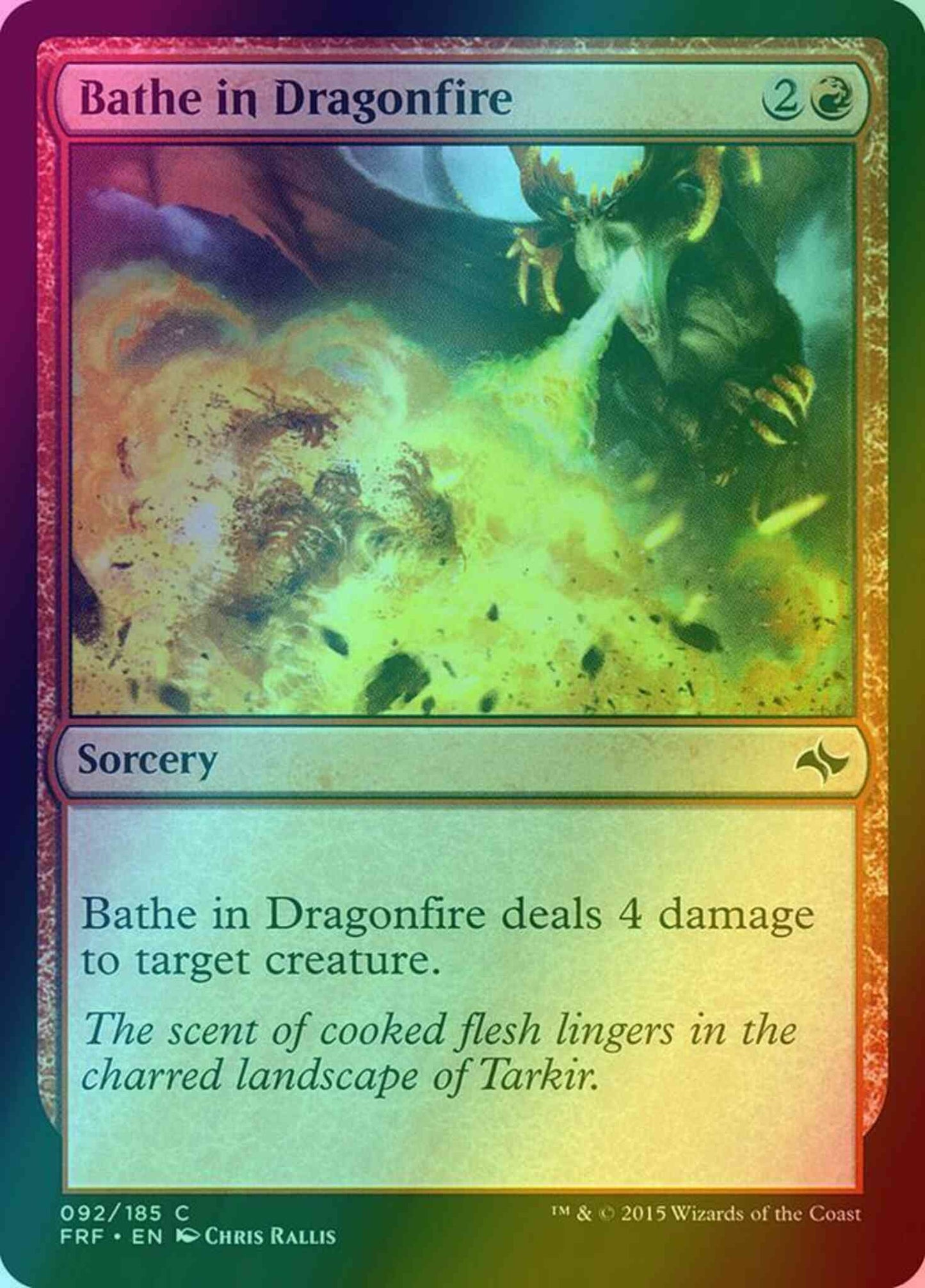 Bathe in Dragonfire [92] [Fate Reforged] [Foil]