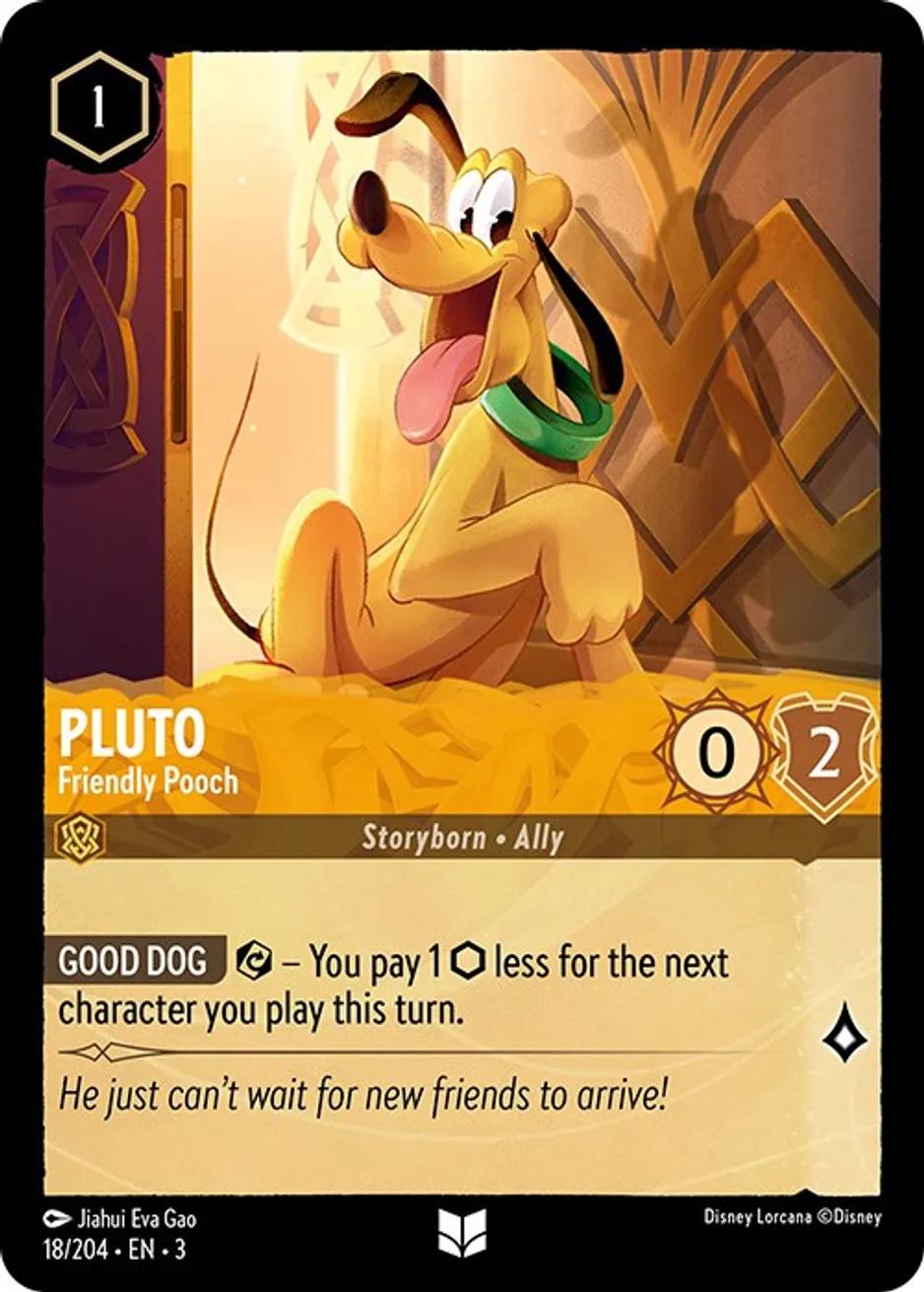 Pluto - Friendly Pooch - 18/204 [Into the Inklands] [Non-Foil]